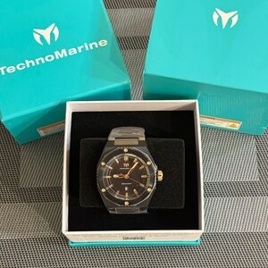 Technomarine Grey, Black and Gold 45mm men’s watch